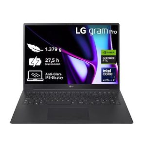LG gram Pro 17, Core Ultra 7 155H, 32GB RAM, 2TB SSD, GeForce RTX 3050, DE