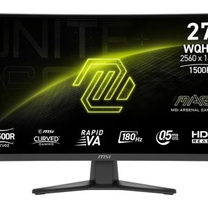 MSI MAG 275CQFDE E18 – 68.6 cm (27″) 2560 x 1440 Pixel Wide Quad HD Black