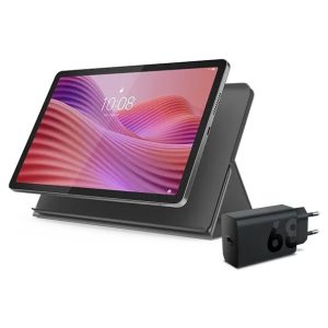Lenovo Tab (4GB 64GB) (Wifi) – Luna Grey + Charging Adaptor & Folio (Grey)