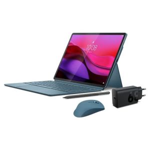 Lenovo Yoga Tab (16GB 256GB) (Wifi) – Tidal Teal + Charging Adaptor & Yoga Pro Mouse (Tidal Teal)