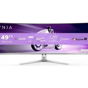 Philips Evnia 8000 49M2C8900 – OLED-Monitor – gebogen – 124.5 cm (49″) – HDR