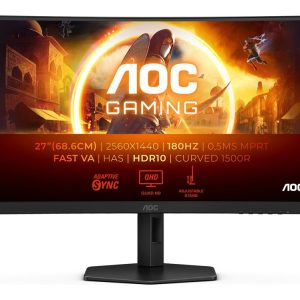AOC Gaming CQ27G4X – G4 Series – LED-Monitor – gebogen – QHD – 68.58 cm (27″) – HDR
