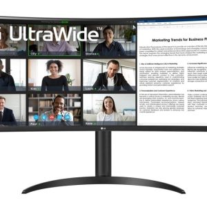 LG 34WR55QK-B computer screen 86.4 cm (34″) 3440 x 1440 Pixel Wide Quad HD Black