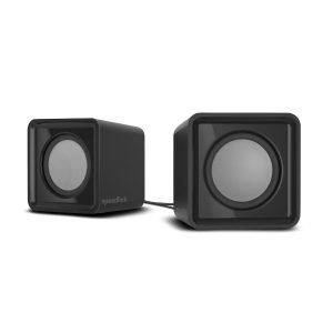 Speedlink TWOXO USB-betriebene Stereo-Lautsprecher (2x 2,5W), schwarz