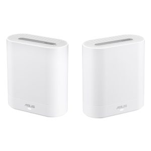 ASUS Expert WiFi EBM68 WiFi 6 Mesh System 2er-Pack AX7800 Triband, 1x 2.5G WAN und 3x 1G LAN (pro Einheit)