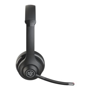 JLab GO Work Wireless Bluetooth On-Ear Headset 45 Stunden Spielzeit, Eingebautes Mikrofon