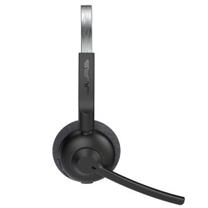 JLab GO Work Pop Wireless On-Ear Bluetooth Kopfhörer 50h Stunden Spielzeit, Mikrofonarm, Bluetooth-Multipoint-Technologie