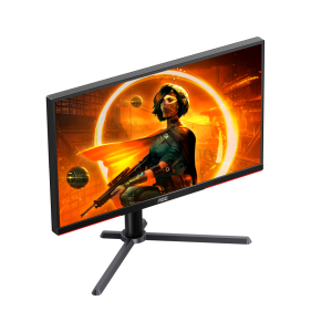 AOC Gaming Q27G3XMN 27 Zoll QHD Monitor, 180 Hz, FreeSync Prem. Pro., HDR1000 (2560×1440, 1 ms GtG, HDMI, Display Port) schwarz-rot