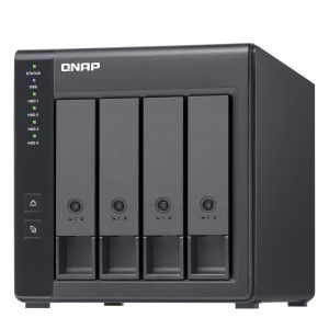 QNAP TR-004 8TB WD Red Plus NAS-Bundle NAS Erweiterungsgehäuse inkl. 2x 4TB WD Red Plus 3.5 Zoll SATA Festplatte