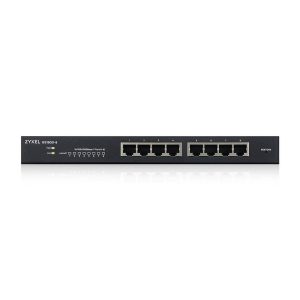 Zyxel GS1900-8 V2 Smart Managed Switch 8x Gigabit Ethernet, Layer 2, Desktop, Lüfterlos