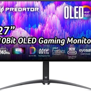 Acer Predator X27U bmiipruzx – OLED-Monitor – 68.6 cm (27″) – HDR