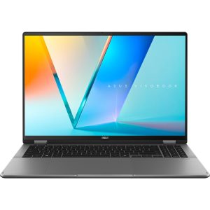 ASUS VivoBook S 16 Flip TP3607SA-RJ033W, Matte Gray, Core Ultra 7 256V, 16GB RAM, 1TB SSD, DE, Eingabestift