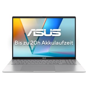 ASUS VivoBook S 16 S3607CA-SH070W, Cool Silver, Core Ultra 7 255H, 16GB RAM, 1TB SSD, DE