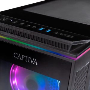 Captiva PC Highend Gaming I89-880 Intel Core Ultra 7 265KF, 64GB DDR5 RAM, 2TB M.2 SSD, Nvidia Geforce RTX 5070 (12GB GDDR7), Z890, Windows 11 Home