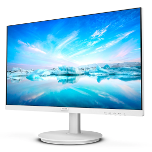 Philips 241V8AW 24 Zoll FHD Monitor, Lautsprecher (1920×1080, 75 Hz, VGA, HDMI) Weiss