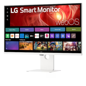 LG 37U730SA-W.AEU Smart Monitor – 4K UHD, AirPlay 2 Bluetooth, USB-C (PD 65 W), Screen Share