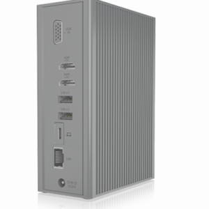 ICY BOX USB Type-C® & Type-A Dock mit dreifachem Videoausgang