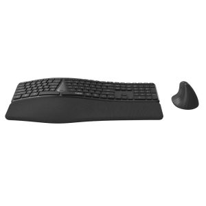 Rapoo Wireless Multimode Combi Set 8810ME, DE-Layout Ergonomic Design,1600 DPI Optical Mouse, Connect to Multiple Devices