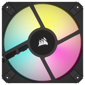 CORSAIR AF120 RGB SLIM 2er-Pack | 120mm Gehäuselüfter inkl. Lighting Node CORE