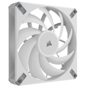 CORSAIR AF140 RGB ELITE weiß 2er-Pack | 140mm Gehäuselüfter inkl. iCUE Lighting Node CORE