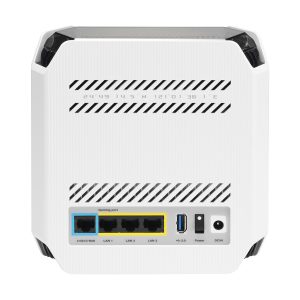 ASUS ROG Rapture GT6 WiFi 6 Mesh Router Weiß AX10000 Tri-Band, 3x Gigabit LAN