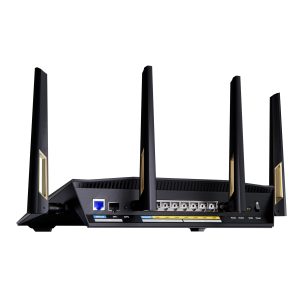 ASUS RT-BE88U WiFi 7 Router WLAN BE7200 Dualband, 9x LAN, 4x abnehmbare Antenne