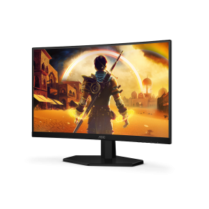 AOC C24G42E 24-inch Full HD Curved Monitor, 180 Hz, 0.5 ms, FreeSync Premium (1920×1080, 1x HDMI 2.0, 1x DisplayPort 1.4) black