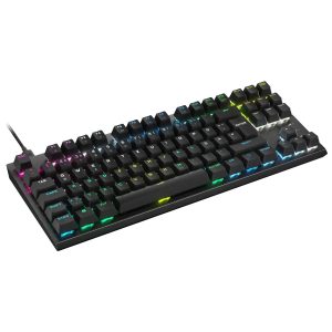 Corsair K60 PRO TKL RGB Optisch-mechanische Tenkeyless- Gaming-Tastatur – CORSAIR OPX-Tastenschalter(DE)