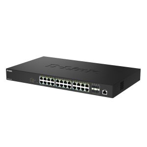 D-Link DMS-1250-28P Smart Managed Switch 24x 2.5G Ethernet (PoE++), 4x 10G SFP+