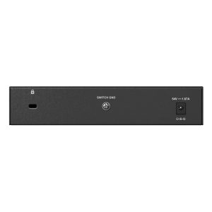 D-Link DGS-1008P Unmanaged Switch 8x Gigabit LAN (of which 4x PoE+), 60W PoE budget, Plug & Play