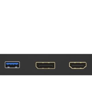 Icy Box USB Type-C DockingStation mit dreifacher Videoausgabe 4x USB-A-, 1x USB-C-PD-, 1x RJ45 Netzwerk-Anschluss, microSD- und SD-Kartenschacht, Audi