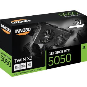 Inno3D GeForce RTX 5050 8GB TWIN X2 Grafikkarte – 8GB GDDR6, DVI, HDMI, DP