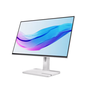 Lenovo L24m-4A Business Monitor – IPS Panel, 100Hz, Weiß-Silber Power Delivery 75Watt, höhenverstellbar (150mm)