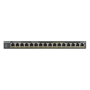 NETGEAR GS316PP SOHO Unmanaged Switch [16x Gigabit Ethernet PoE+, 183W]