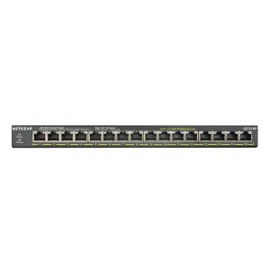 NETGEAR GS316P SOHO Unmanaged Switch [16x Gigabit Ethernet PoE+, 115W]