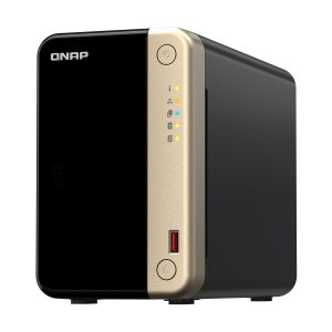 QNAP TS-264-8G 16TB Seagate IronWolf NAS-Bundle NAS incl. 2x 8TB Seagate IronWolf 3.5 inch SATA hard drive