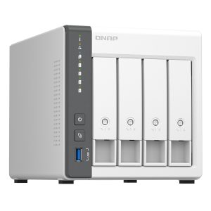 QNAP TS-433-4G NAS 4-Bay [0/4 HDD/SSD, 1x 2.5GbE + 1x GbE LAN, 4GB RAM]