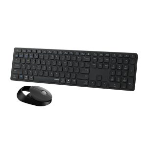Rapoo Wireless multi-mode desktop “9850M” – grey – QWERTZ (German) layout