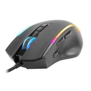 Speedlink DECUS NX RGB Gaming Mouse, gummed black