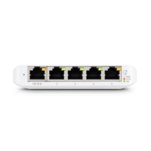 Ubiquiti USW-Flex-Mini Managed Switch 5 Pack [5x Gigabit Ethernet, 1x PoE PD]