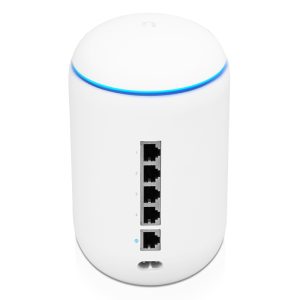 Ubiquiti UniFi Dream Machine WLAN Router (UDM) [WLAN AC Wave 2, 4×4 MU-MIMO, up to 2,300 Mbit/s, 4x Gigabit LAN]