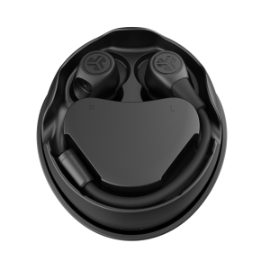 Jlab Work Buds True Wireless Earbuds Black Bluetooth In-Ear Headphones, Removable Microphone with Noise Cancellation
