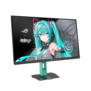 ASUS ROG Strix XG27ACMEG-G Hatsune Miku Edition Gaming Monitor 27″ (68,6cm) WQHD IPS, 260Hz, HDMI, DisplayPort, 0,3ms (GTG), FreeSync, G-Sync, HDR400