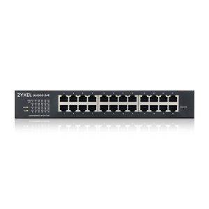 Zyxel GS1900-24E V3 Smart Managed Switch 24x Gigabit Ethernet, Layer 2, Desktop, Lüfterlos