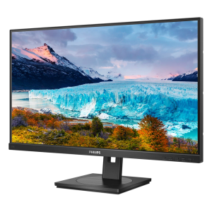 Philips 273S1 27 Zoll Full HD Monitor, höhenverstellbar, Lautsprecher, Adaptive Sync (1920×1080, 75 Hz, HDMI, DisplayPort (in/Out), USB-C (65W