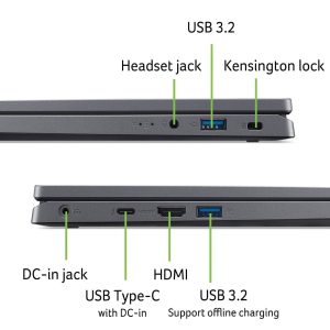 Acer Aspire 14 (A14-51M-745A) 14.0″ WUXGA, IPS, Intel 7-150U, 16GB RAM, 1TB SSD, Windows 11