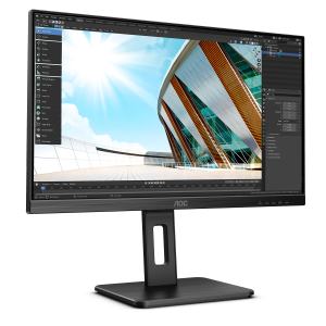 AOC U27P2CA Office Monitor – 69 cm (27″) 4K UHD, Höhenverstellung