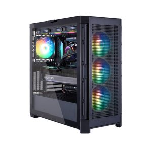 Hyrican COUGAR DUOFACE PRO BK 7466 – Gaming PC, AMD Ryzen 7 9700X, 32 GB RAM, 1 TB SSD, Nvidia GeForce RTX 5070, Windows