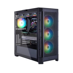 Hyrican COUGAR DUOFACE PRO BK 7468 – Gaming PC, AMD Ryzen 5 9600X, 32 GB RAM, 1 TB SSD, Nvidia GeForce RTX 5070, Windows