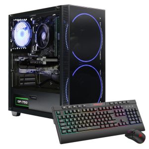 GAMEMAX Gaming-PC „Black Hole“ – AMD Ryzen 7 5700X, 32 GB RAM, 1 TB SSD, GeForce RTX 5060 Ti, Windows 11 Home